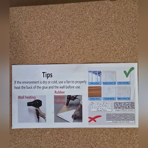 Cork tiles- set of 6 - Picture 5 of 7